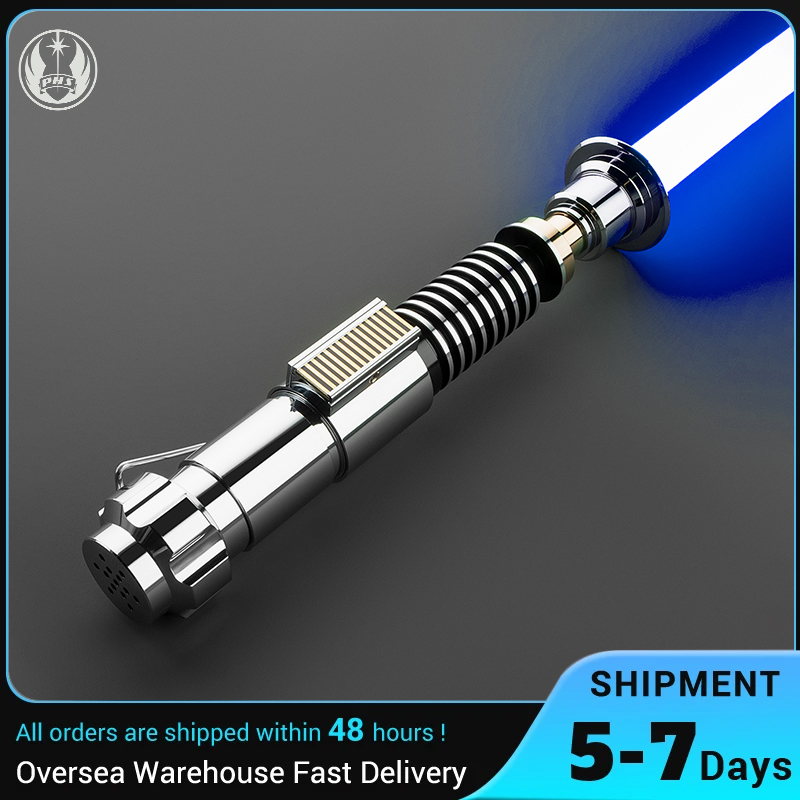 Cosplay Prop Display - PHS Neopixel Light Saber Metal Hilt