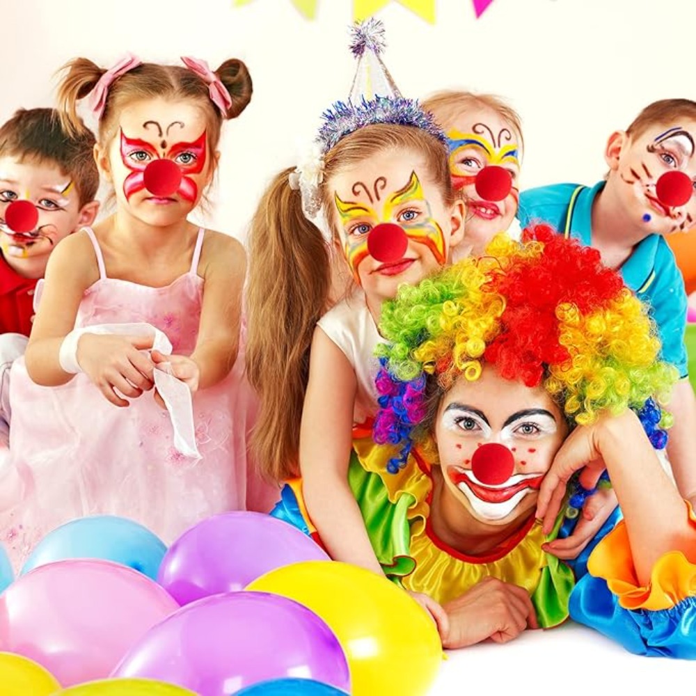 300Pcs -1 Red Funny Clown Nose - Cosplay Prop Foam ulasan dan harga