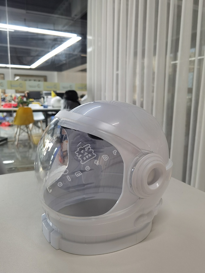 New White Transparent Astronau - Cosplay Prop Display ulasan dan harga