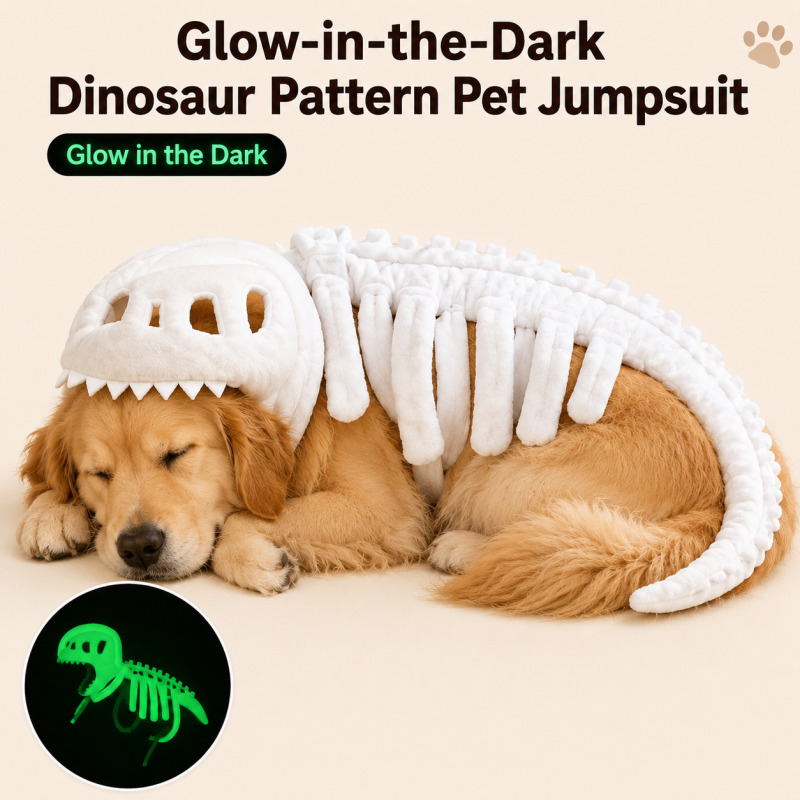 Dinosaur-Patterned Pet Bodysui - Cosplay Prop Pattern ulasan dan harga