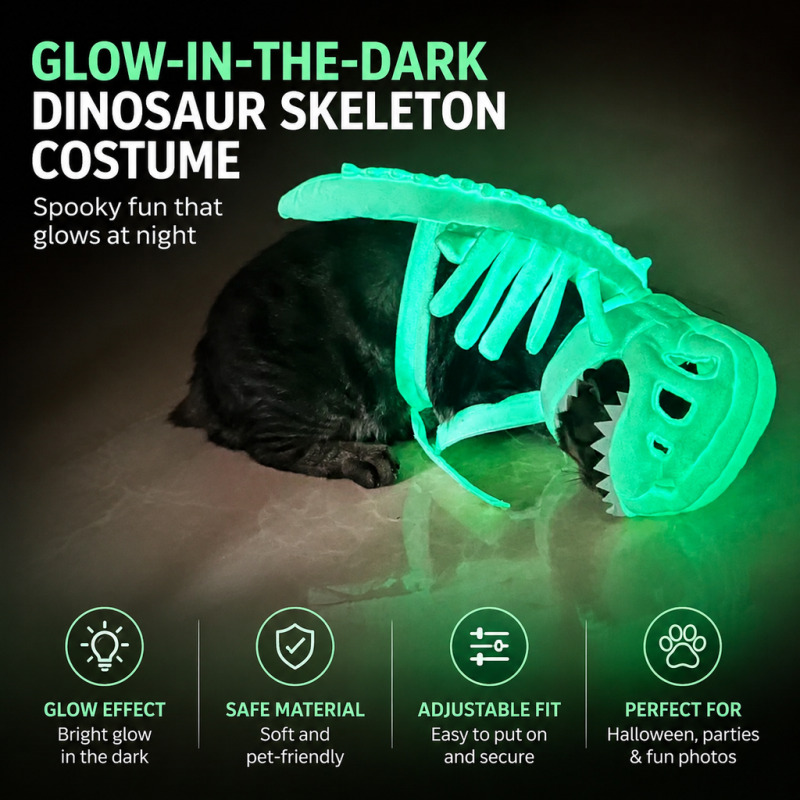 Dinosaur-Patterned Pet Bodysui - Cosplay Prop Pattern ulasan dan harga