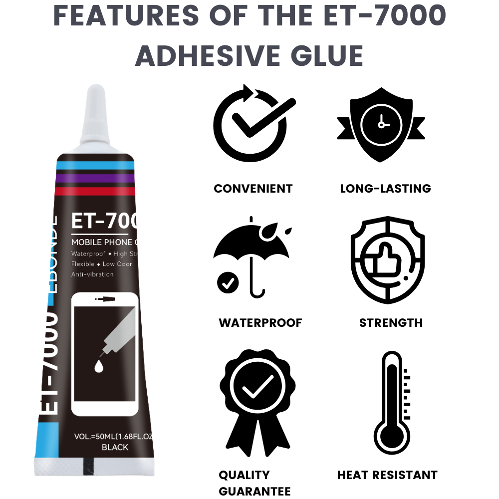 Black T7000 Anti-Vibration Pho - Contact Cement Glue ulasan dan harga