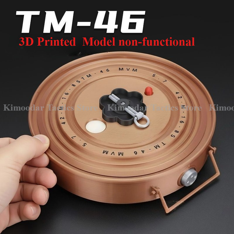 3D Printed TM46 Anti Tank Mine - Cosplay Prop Display ulasan dan harga