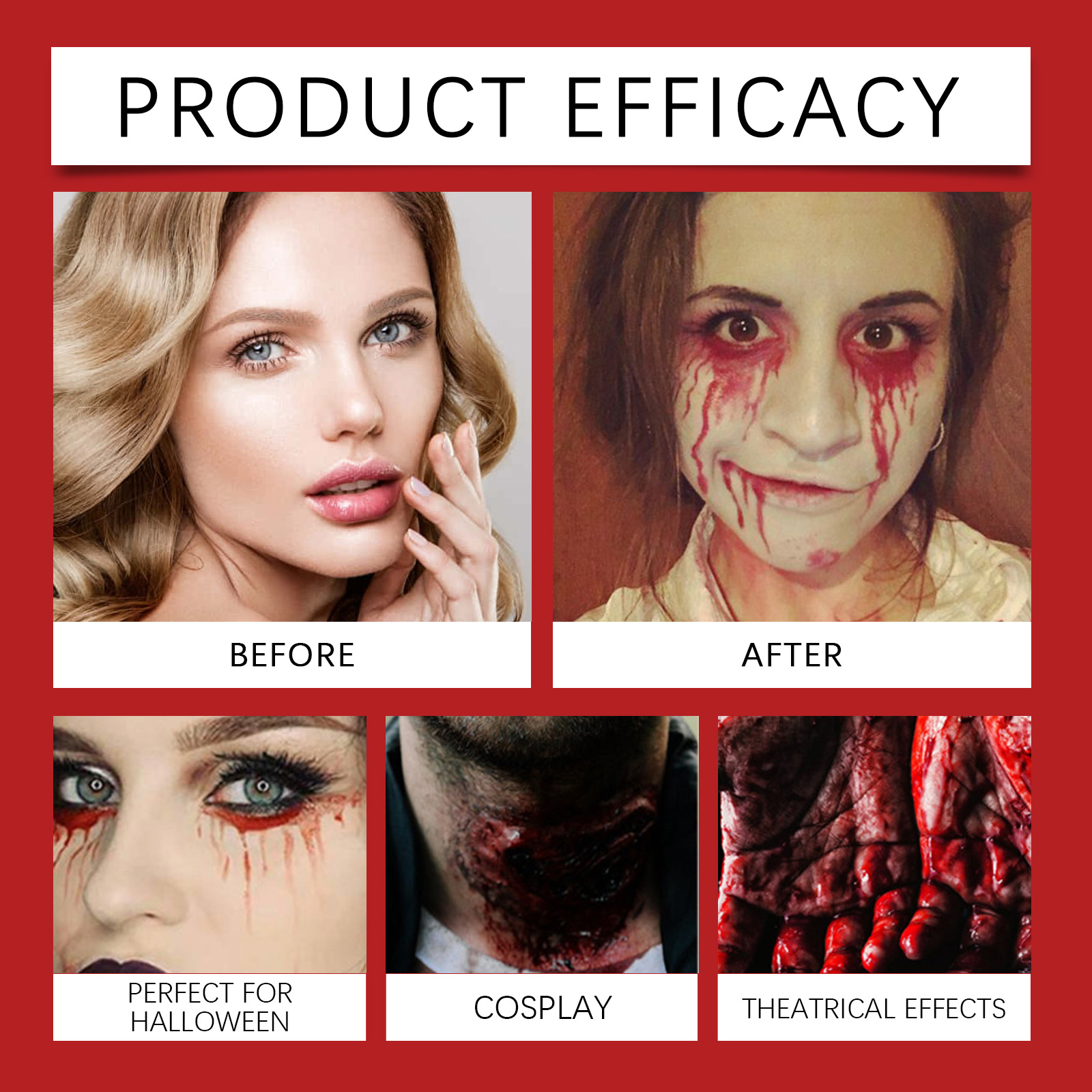 Professional Halloween Fake Bl - Body Paint Sfx ulasan dan harga