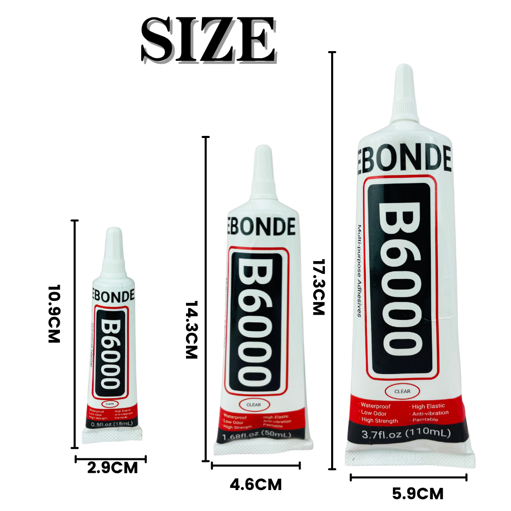 15ML 25ML 50ML 110ML B6000 Cle - Contact Cement Glue ulasan dan harga