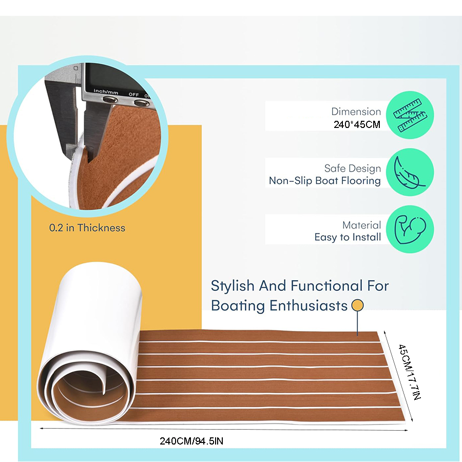 EVA Foam Boat Flooring Decking - Eva Foam Sheet ulasan dan harga