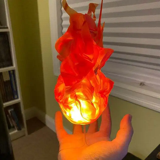 New LED Floating Flame Ball Ha - Cosplay Flame Prop ulasan dan harga
