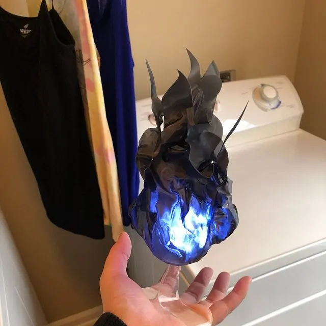 New LED Floating Flame Ball Ha - Cosplay Flame Prop ulasan dan harga