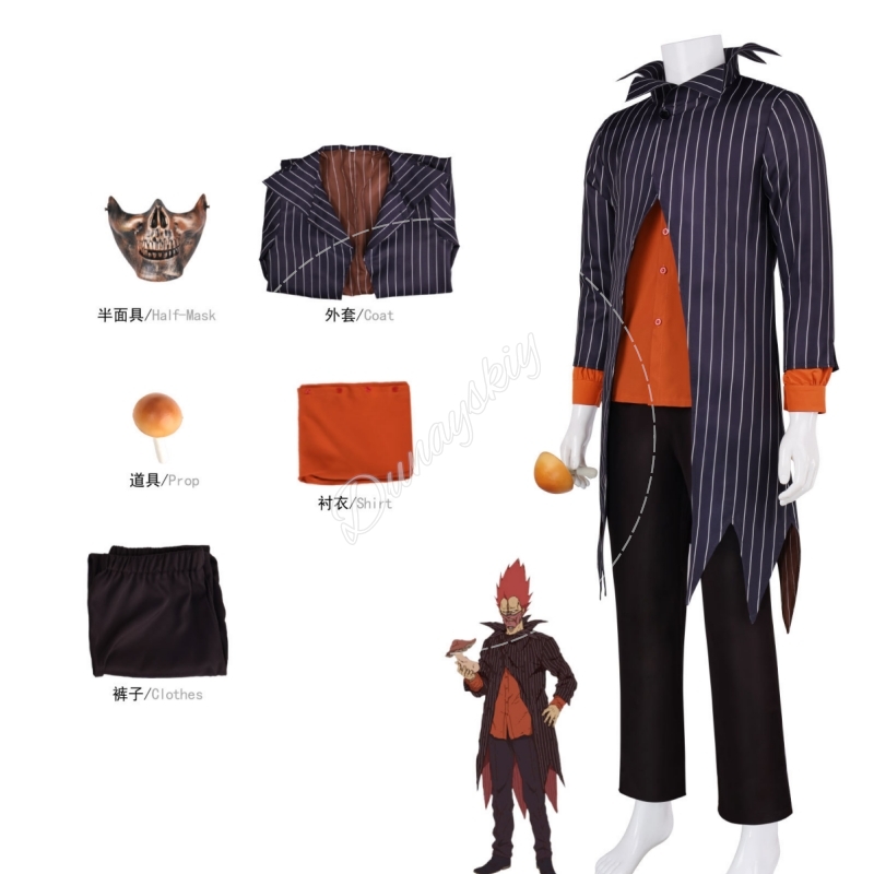 En エン Orange Shirt Pant Full S - Prop En Cosplay ulasan dan harga