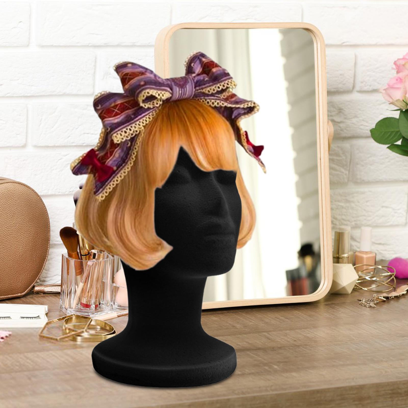 Black Mannequin Head Foam Velv - Cosplay Prop Foam ulasan dan harga